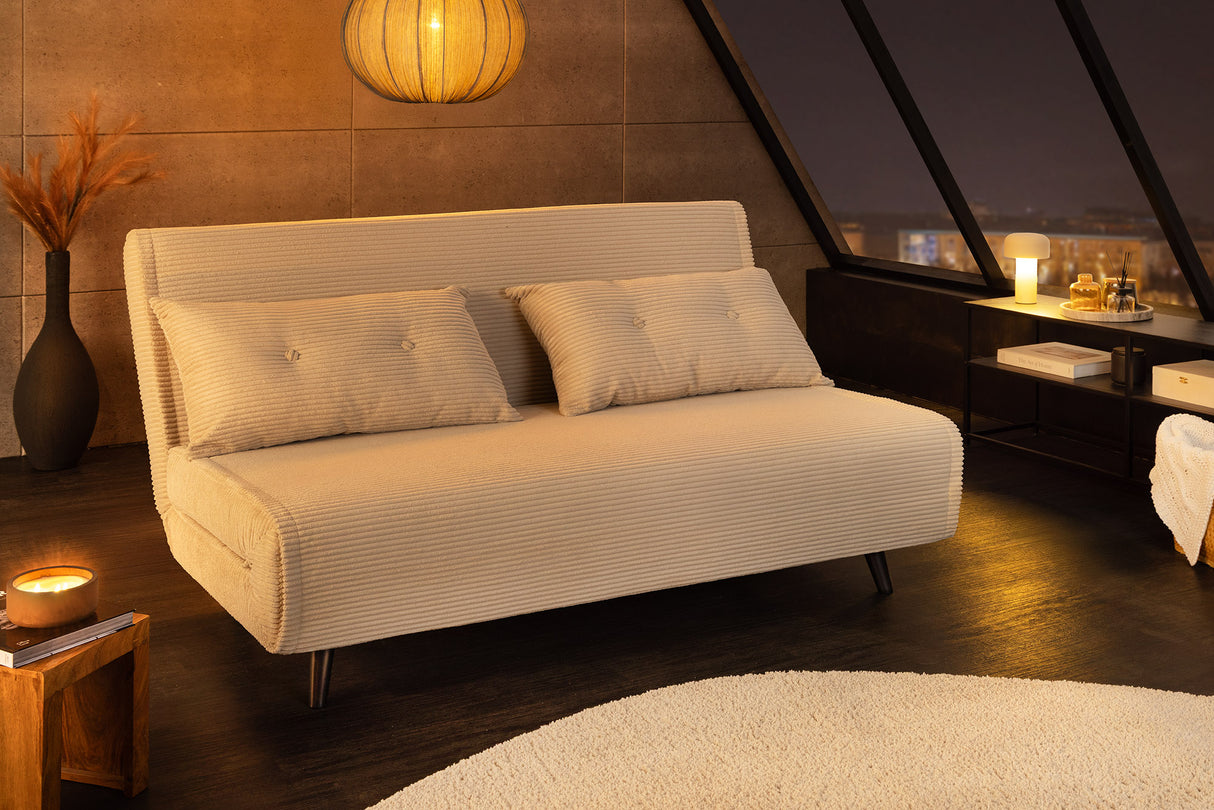 Schlafsessel SMART MULTIFUNCTION 140cm Cord beige