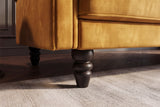 Sofa bed MAISON BELLE AFFAIRE 220cm velvet mustard yellow
