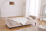 Schlafsofa MAISON BELLE AFFAIRE 220cm Bouclé Greige