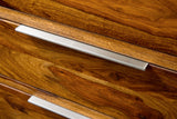 Dresser PURE 100cm sheesham wood brown stone finish