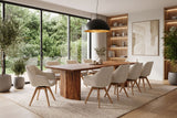 Esstisch DIAMOND 240cm Sheesham Holz Braun Stone Finish