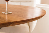 Dining table GALAXIE Ø 130cm round 25mm acacia wood