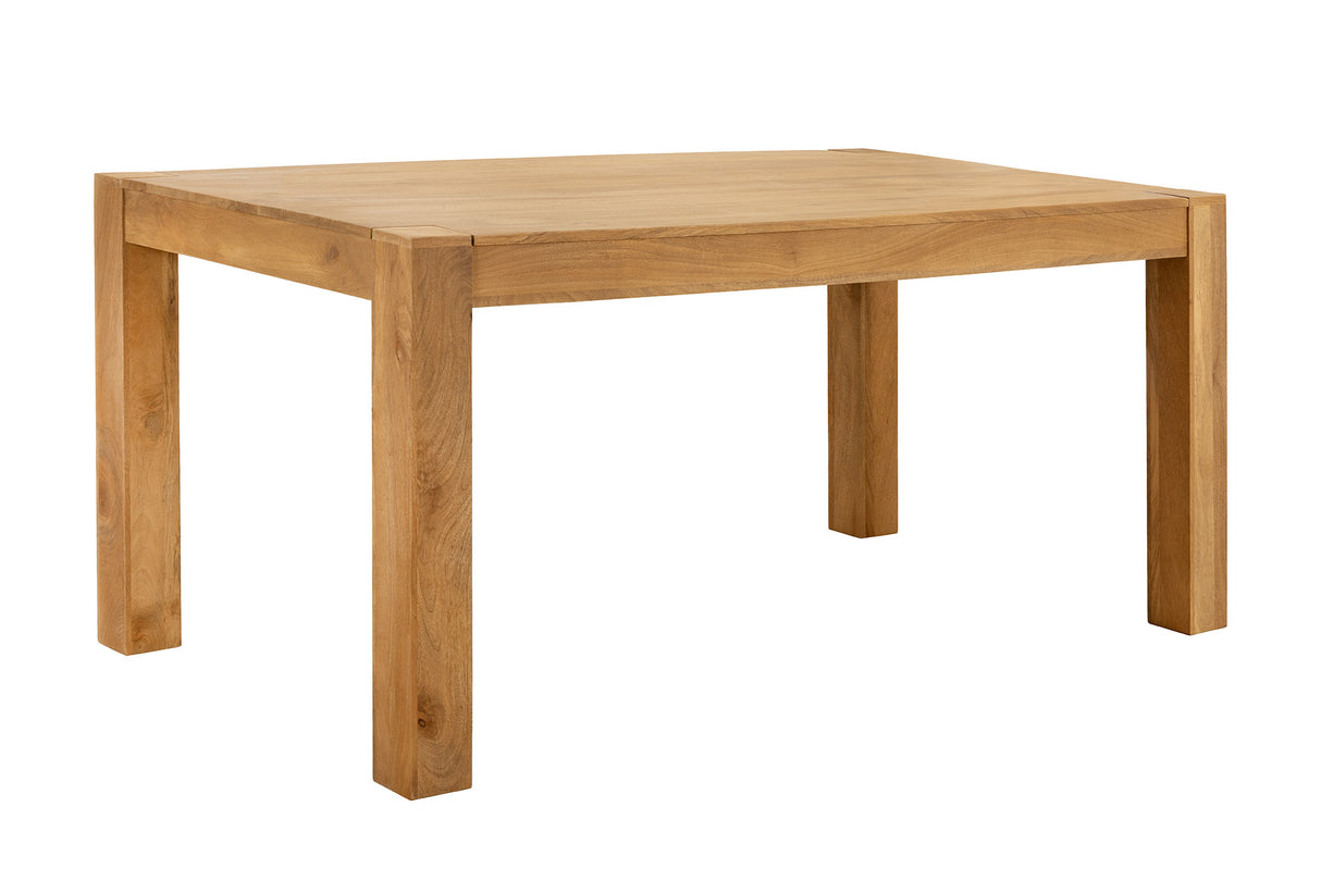 Esstisch MAKASSAR 160cm Mangoholz creme-natur