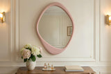 Wall mirror ORGANIC 90cm rosa