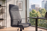Bürostuhl LAZIO 49-59cm mit Wippfunktion Samtbezug Vogue Velours Anthrazit