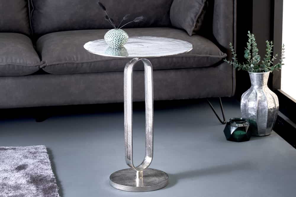 Side table ELEGANCE 60cm silver