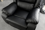 Cinema armchair HOLLYWOOD artificial leather black