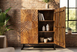 Highboard SCORPION 120cm 3D mangobraun