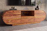 TV-Board ORGANIKO 160cm oval Palisander braun