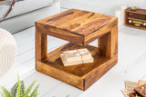 Couchtisch GIANT S 45x45cm Sheesham-Holz 