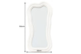 Wandspiegel ALICE II 100cm weiß