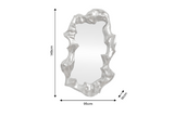 Wall mirror VENETIA 150cm silver