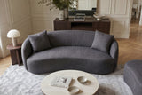 Sofa ELEMENTAL 180cm 2-Sitzer Samt Graphitgrau