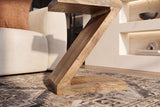 Beistelltisch Z 60cm Z-Form Mangoholz natur