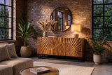 Sideboard SCORPION 140cm 3D mangobraun