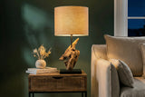 Table lamp HYPNOTIC 58cm teak wood natural