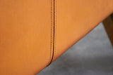 Bench TURNBOCK 100cm genuine leather cognac brown