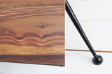 Couchtisch ALPHA 100 cm Sheesham-Holz 