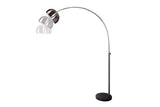 Floor lamp BIG BOW 170-210cm chrome w/ marble base