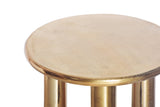 Side table ABSTRACT 55cm w/ black bullet gold