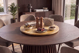 Turnplate MAKASSAR 50cm 360° mango wood natural