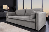 Schlafsofa APARTMENT 215cm 3-Sitzer Cord grau