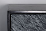 Highboard BARRACUDA 120cm mango wood and grey teak wood