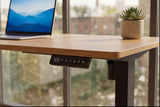 Office desk OAK DESK 120cm height adjustable natural
