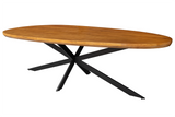 Dining table ORGANIC ARTWORK 240cm acacia wood brown