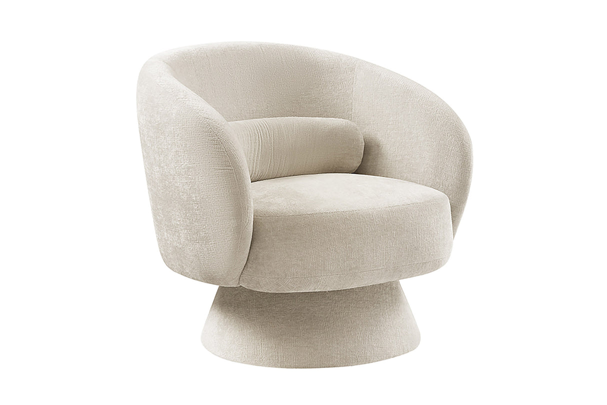 Sessel BOSSA NOVA 360° drehbar Chenille beige