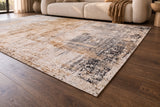 Teppich DESERT PATINA 350x230cm Patina-inspiriertes Muster sand greige taupe