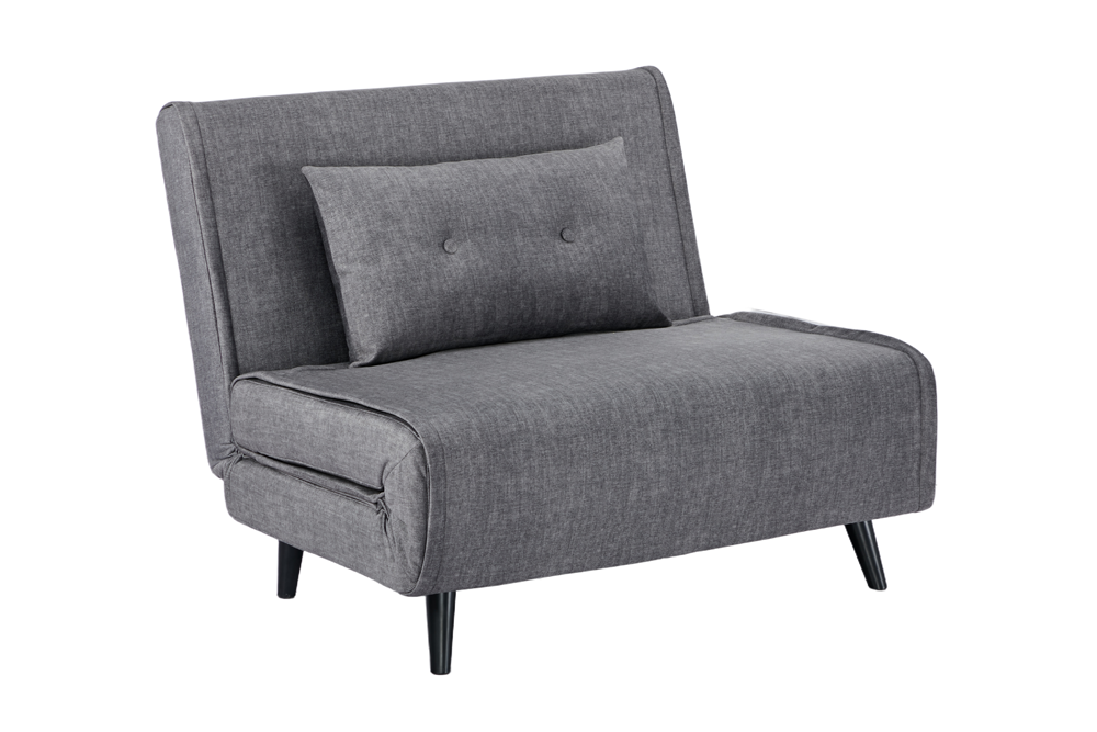 Sleeping chair SMART MULTIFUNCTION 100cm velvet grey