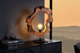 Table lamp ORGANIC ARTWORK 55cm teak wood natural