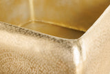 Coffee table UNIT 70cm hammer stroke effect gold