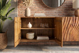 Sideboard SCORPION 180cm 3D hanging mango wood brown