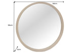 Wandspiegel PORTRAIT 60cm gold Eisen handgefertigt