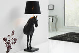 Stehlampe BLACK BEAUTY 130cm schwarzes Pferd