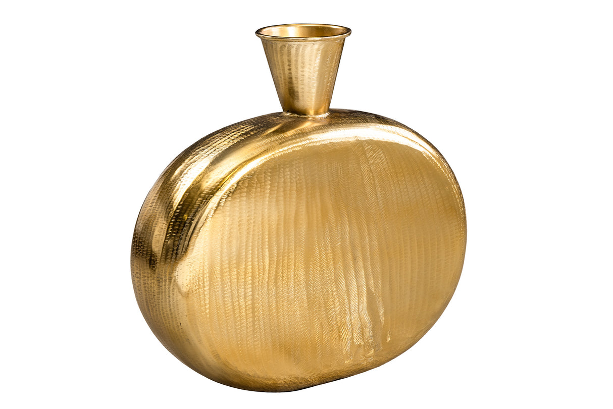 Vase ORIENT L 50cm Hammerschlageffekt gold