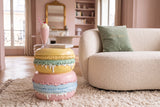 Side table MACARONS 50cm fibre glass multicoloured