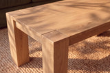 Couchtisch MAKASSAR 100cm Mangoholz cremefarben