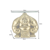 Side table SUMO 30cm round glass gold