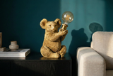 Tischleuchte KOALA 30 cm Goldskulptur