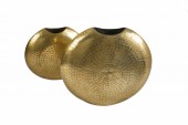 2er Set Vasen Oriental 40cm und 30cm gold/ 41543 
