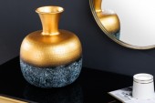 Vase Abstract Orient 35cm gold mit patina/ 43511 